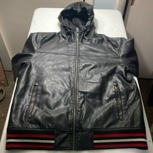 Tommy Hilfiger leather jacket size large